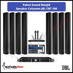 Paket Sound System Indoor Masjid JBL CBT100 LA | 8 Speaker